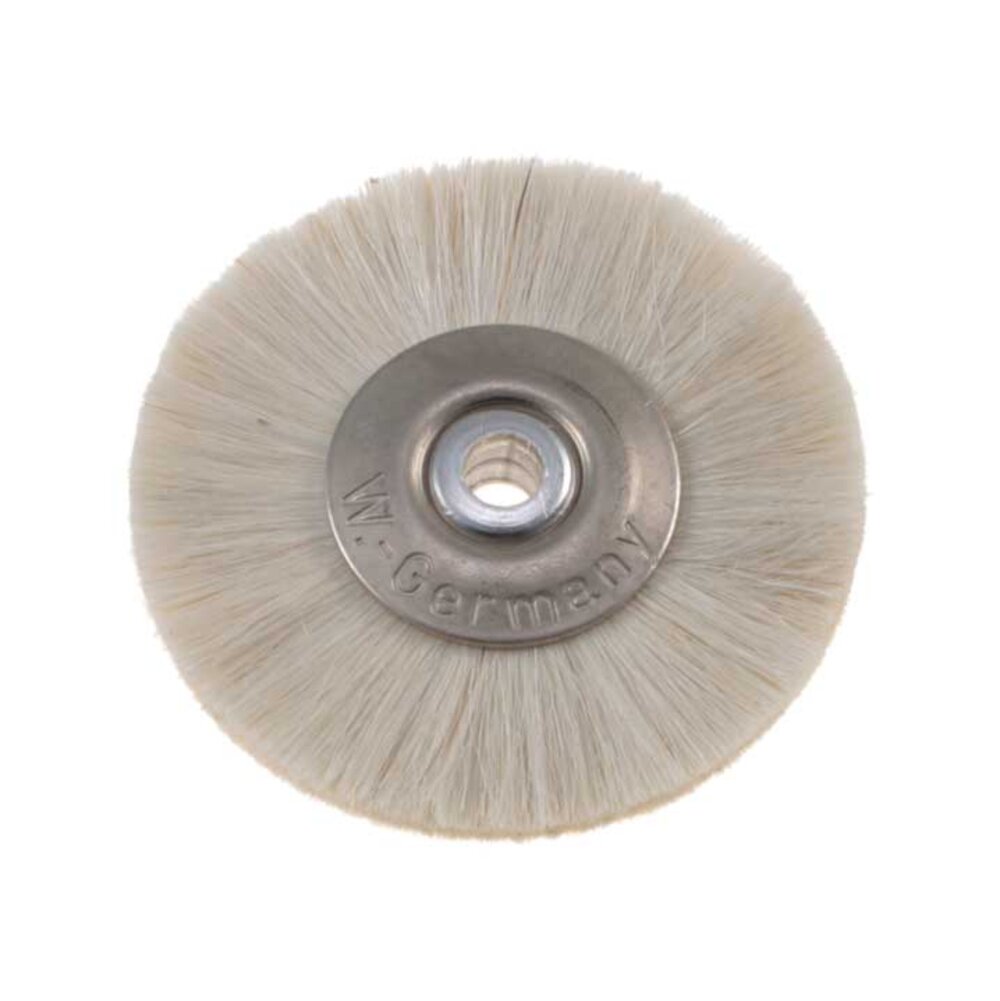 White soft lathe brush 