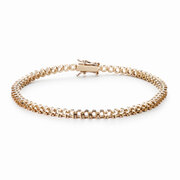 Tennis bracelet 750/- rose gold