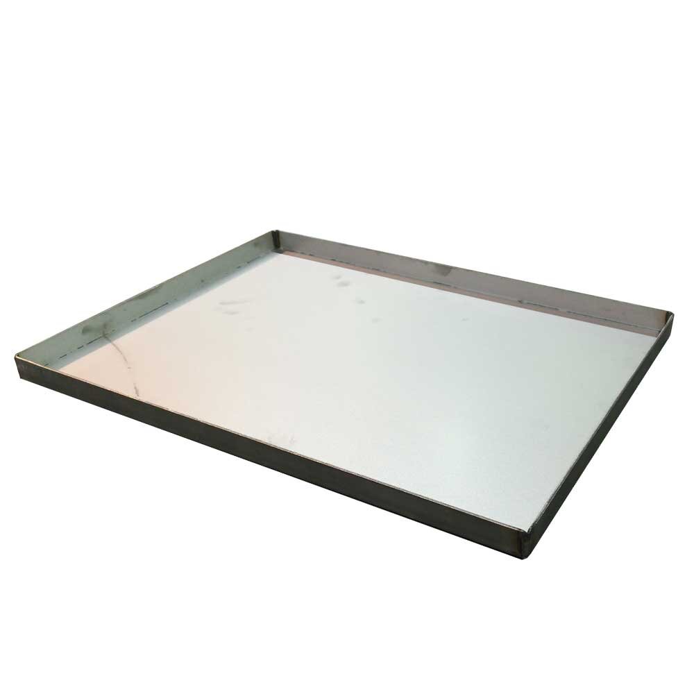 Metal tray for burnout furnace 