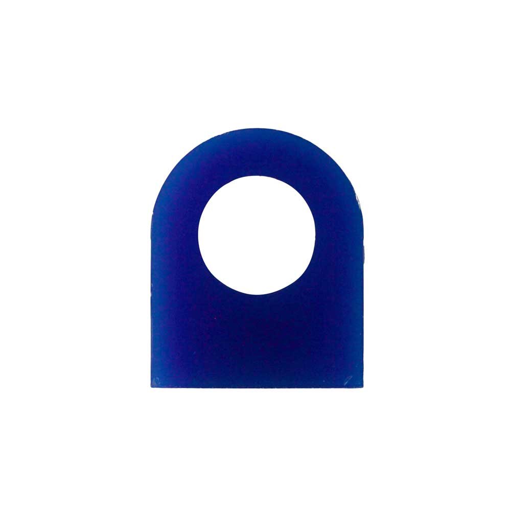 Carving wax, flat sided ring-tube 28 mm, blue 