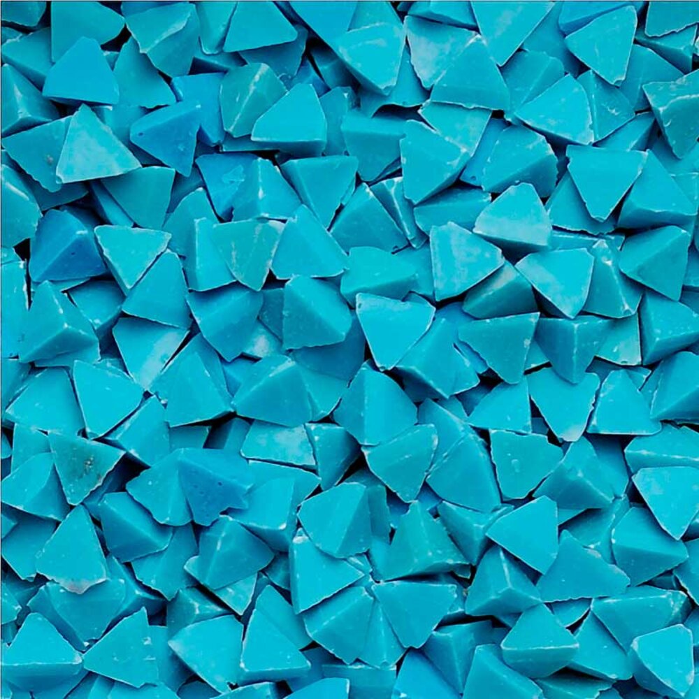 Blue plastic chips – pyramid-shaped (1 kg) 