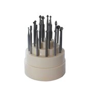 Cutter set, 24 pcs. assorted cutters in protective case