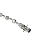 Bracelet with 56 brilliants 750/- white gold