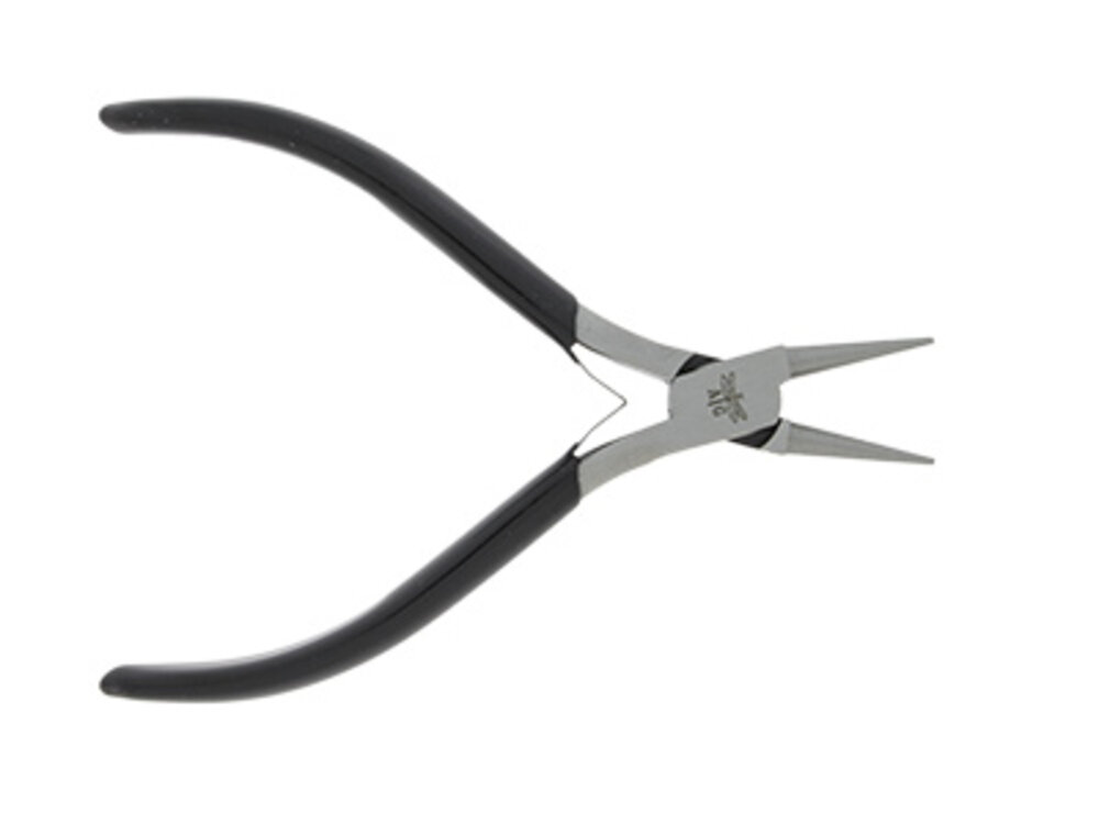 Round nose plier with spring 