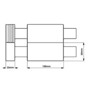 Pladevalse DRM F100 RE, enkelt valseramme, Durston