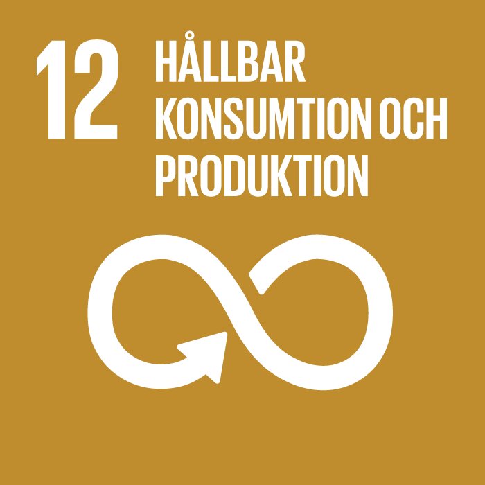 ​Mål 12: Hållbar konsumtion och produktion