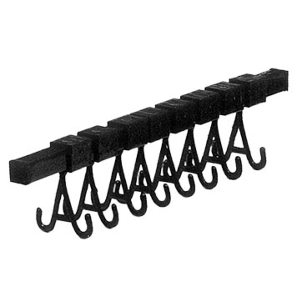 Rack for ultrasonic cleaner, 8 double hooks 