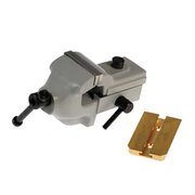 Bench vice with fixing plate