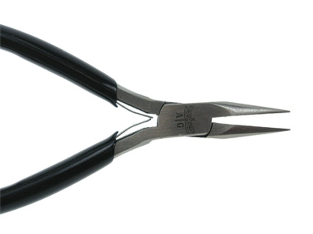 Chain nose plier with spring 