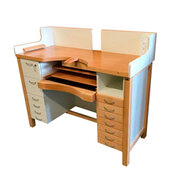 Work bench for goldsmiths, white