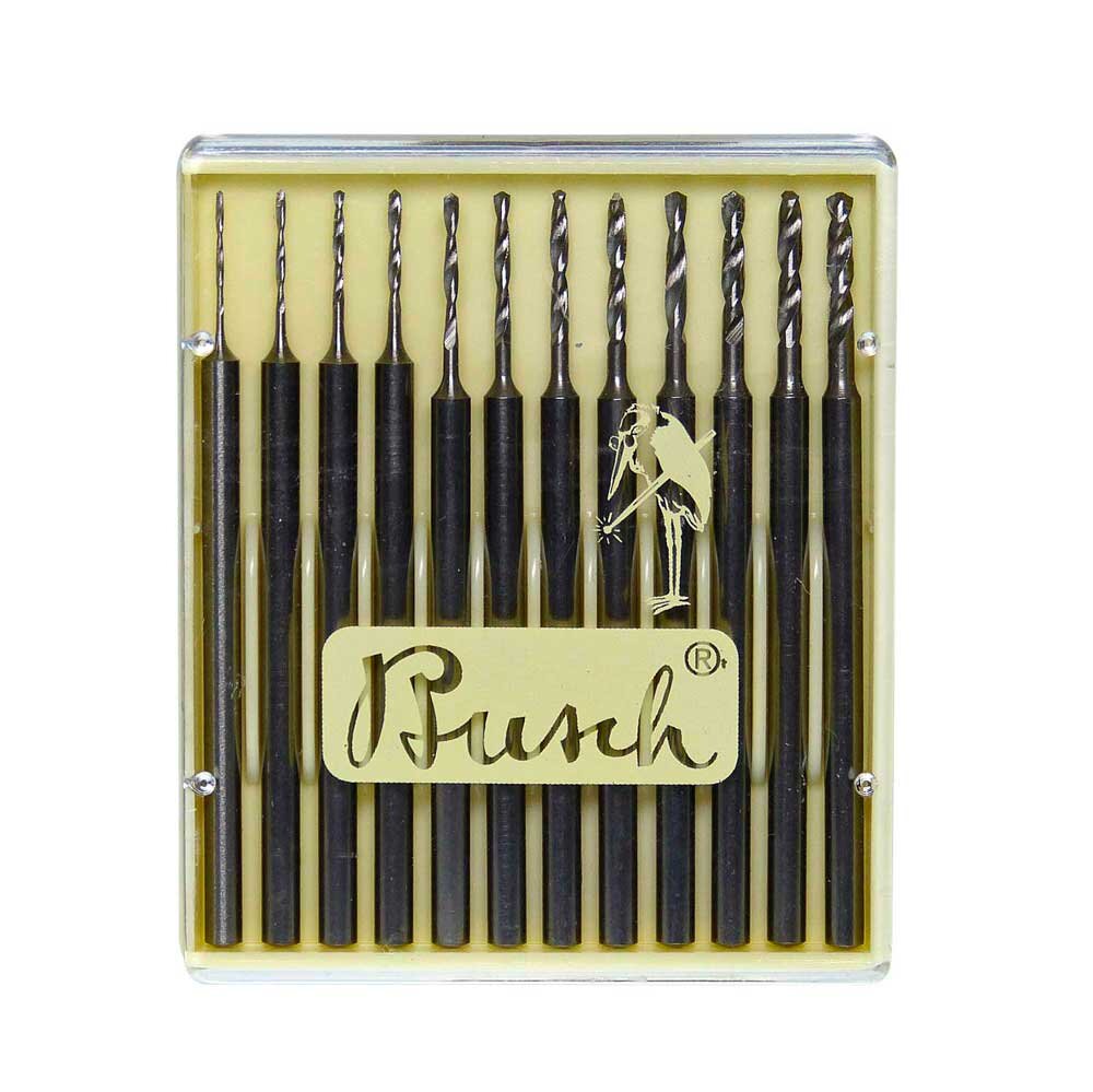 Twist-drill set TS, Busch (12 pcs.) 