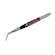 Soldering tweezer, curved, 160 mm