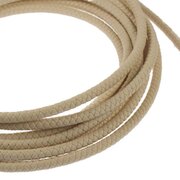 Woven rubber by meter, beige, 6.00 mm