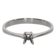 Ring with 4 prongs 585/- white gold