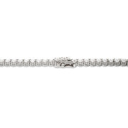 Tennis bracelet set with 78 brilliant-cut diamonds, 750/- white gold