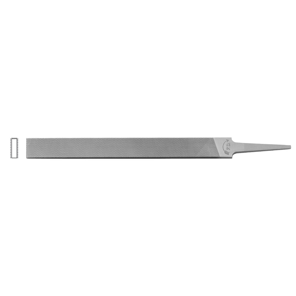 Precision hand file 8", Dick 