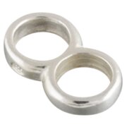 Double jump ring 925/-