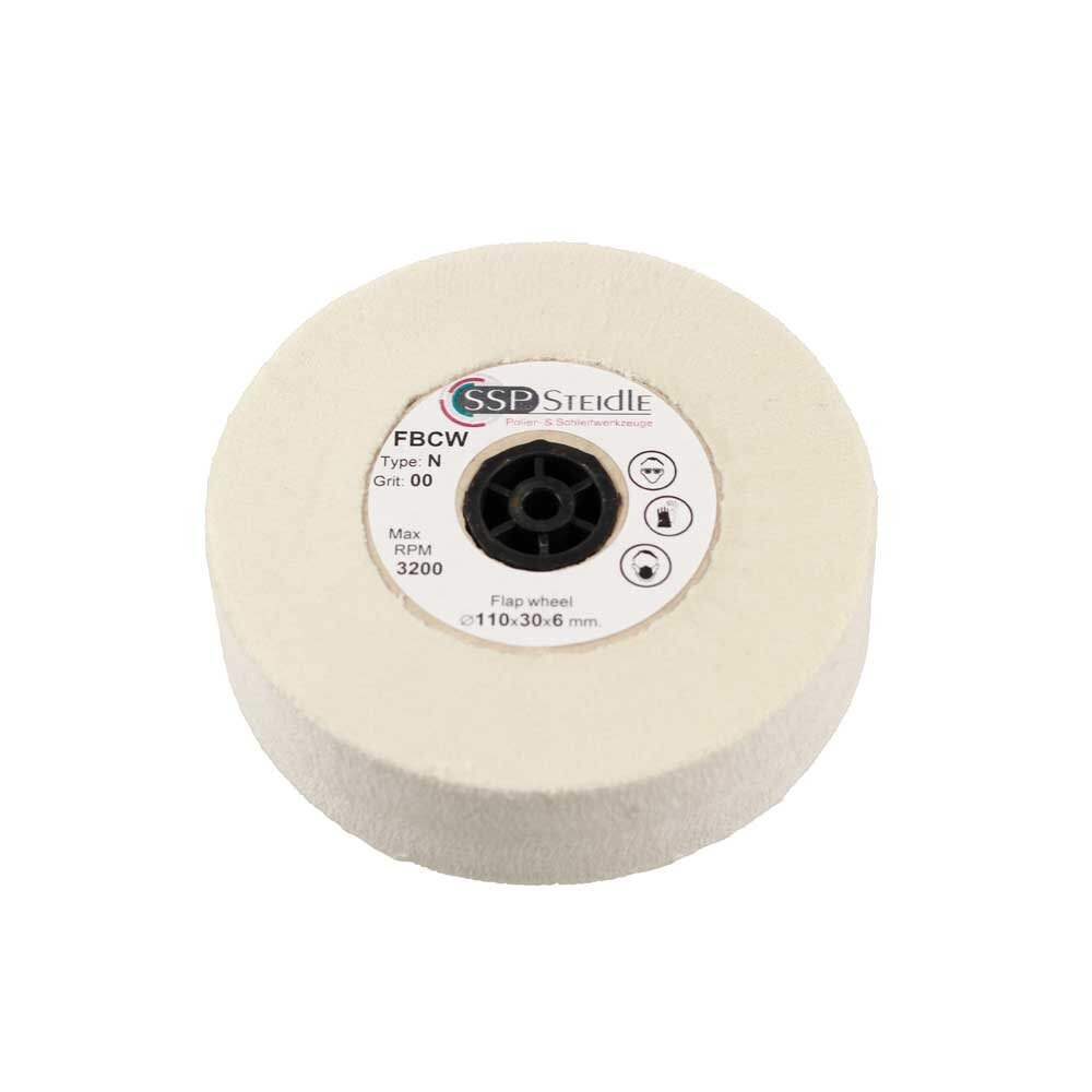 Flap polishing wheel, felt 