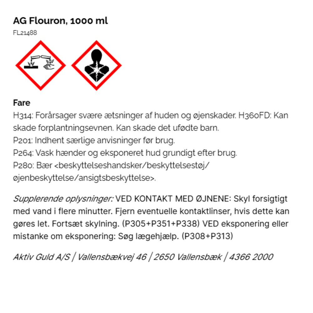 Fluoron, liquid, 1 L 