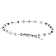 Bracelet with 22 brilliants 750/- white gold