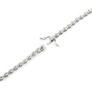 Bracelet with 56 brilliants 750/- white gold