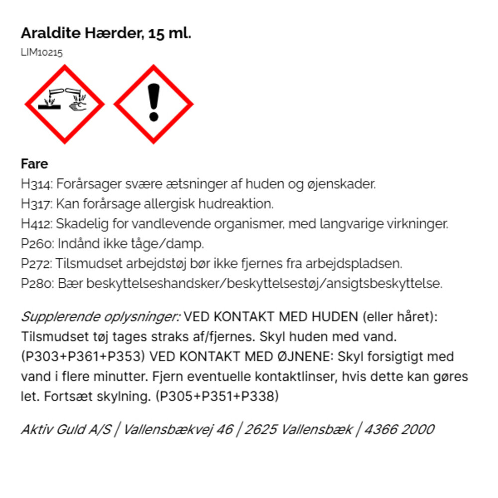 Araldite Glue 2 x 15 ml Tube 