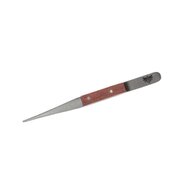 Straight tweezer with fiber grips, 125mm