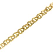 Maritim curb cut 750/- yellow gold