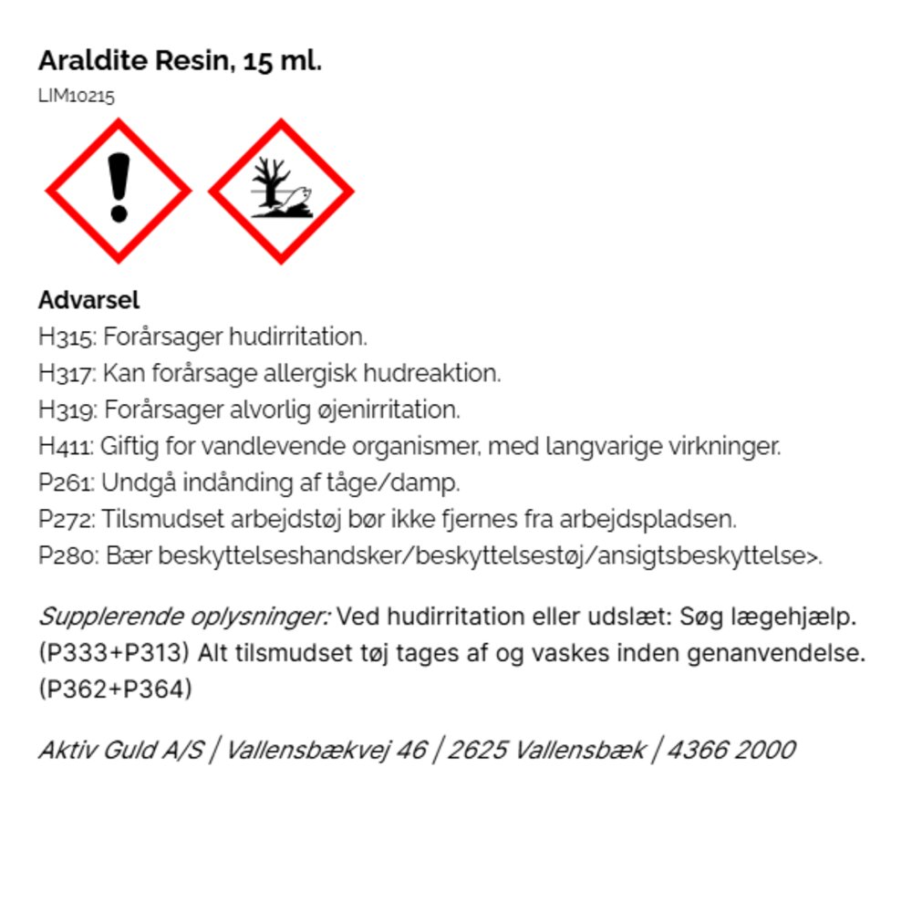 Araldite Glue 2 x 15 ml Tube 