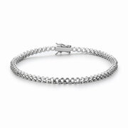 Tennis bracelet 750/- white gold