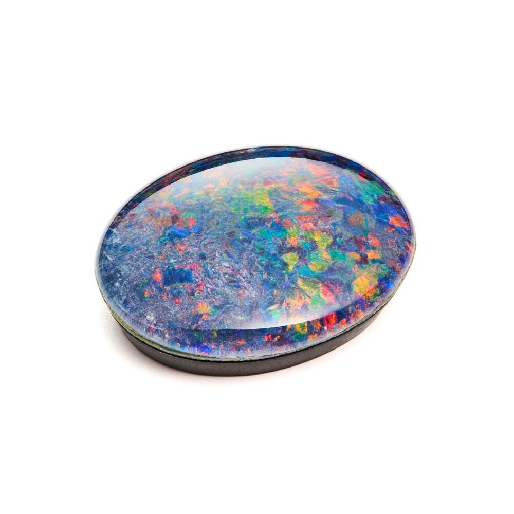 Opal triplet, oval 