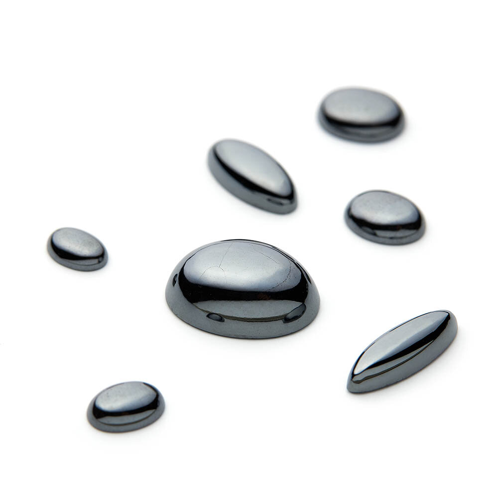 Hemätit, oval cabochon  