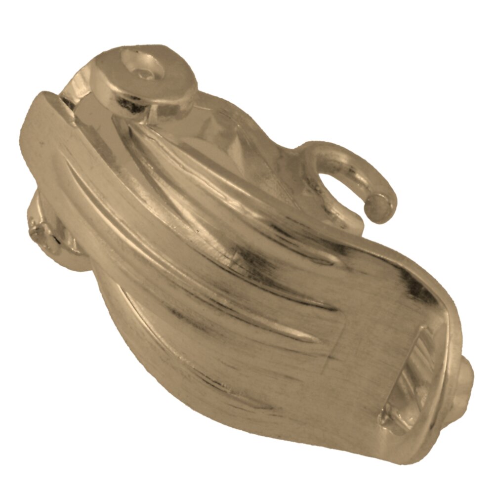 Ear clip with tulip and jump ring 925/- gold-plated 