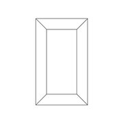 Baguette Top Wesselton/VVS, 5.00 x 3.00 mm 