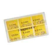 Assorterede ovale øskner 925/- forgyldt