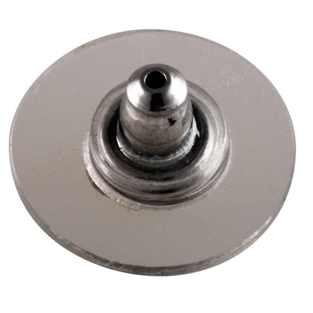 Ear nut plastic, white 