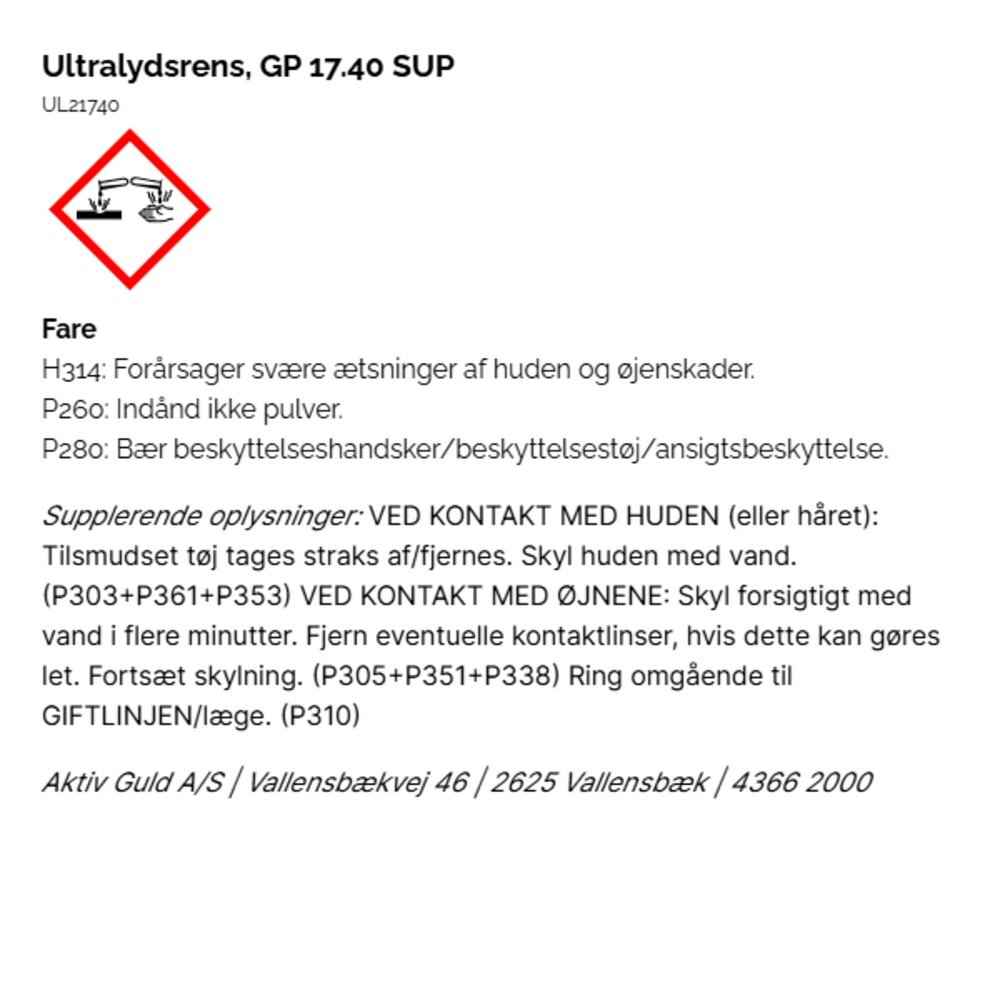 Cleaning powder for high-tech ultrasonic cleaner, 800 g 