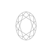 Oval Light Brown NF 1,05 ct