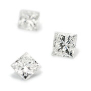 Princess cut Top Wesselton/VVS (several sizes) 
