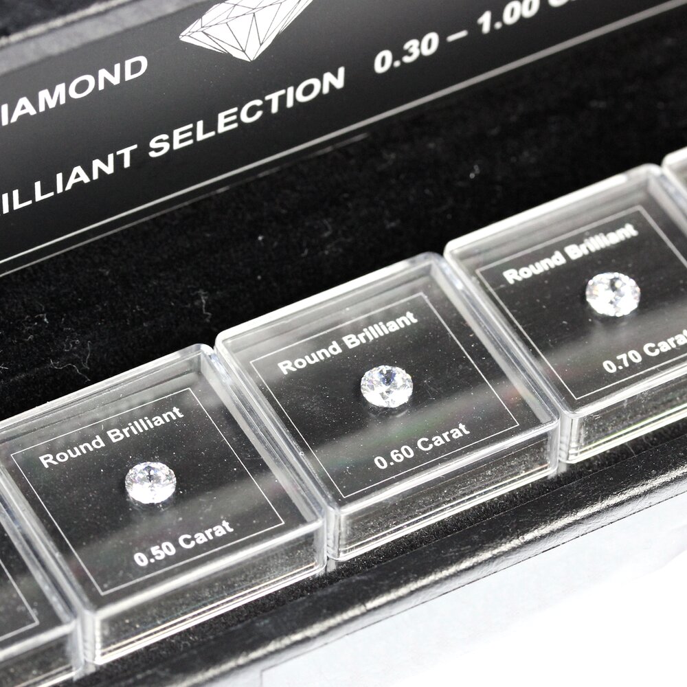 Master set: round brilliant 0.30-1.00 ct 