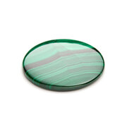 Malakit, rund cabochon, Ø 19 mm