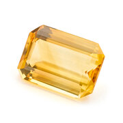 Citrine, octagon, 20.00 x 14.50 mm