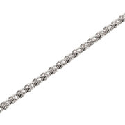 Wheat diamond cut 750/- white gold