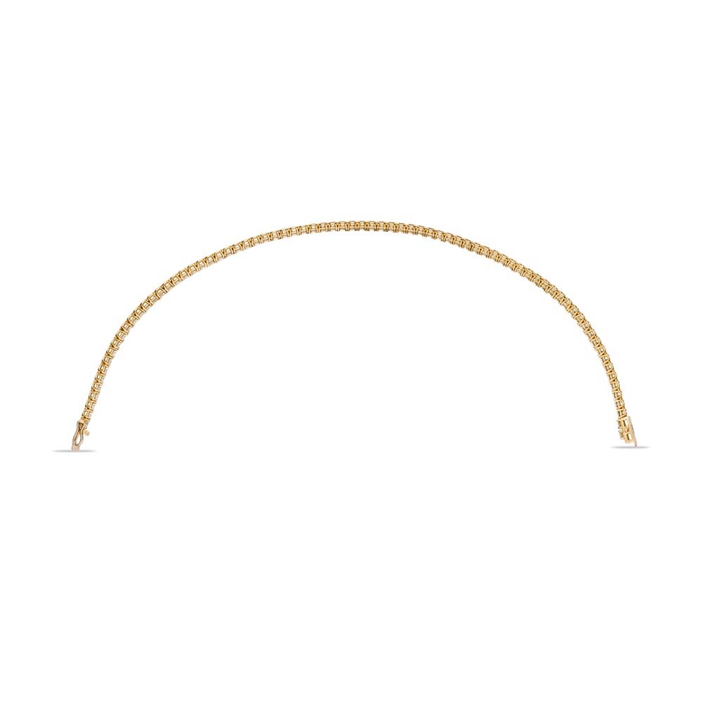 Tennisarmbånd med 91 brillanter i 750/- 