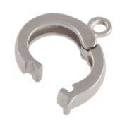 Pendant part for charms 925/- rhodium plated