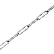Guldkedja, rektangulär jämn 925/-