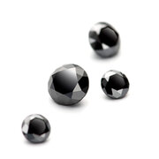 Black treated brilliant