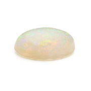 White opal, oval cabochon, 10.20 x 7.50 mm
