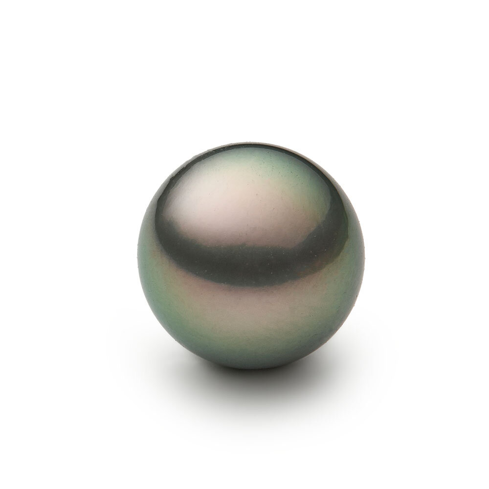Tahitian pearls, cultured, Ø 7-8 mm  