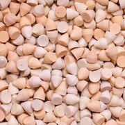 White plastic media – cone-shaped (1 kg)